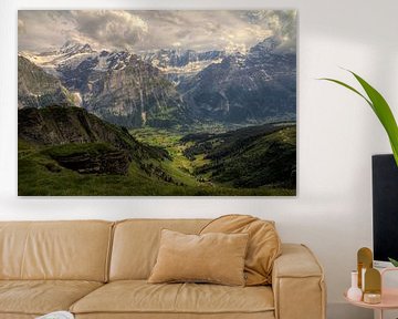 Grindelwald valley by Dennis van de Water