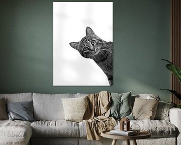 Cute Cat by Vicky Hanggara