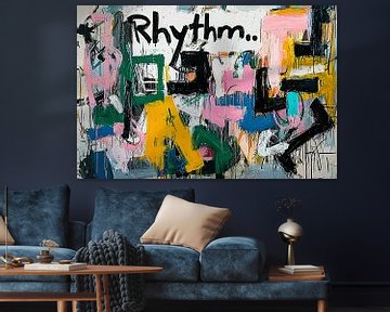 Abstract ritme met levendige kleuren van Art & Soul Creations