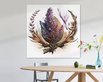 Twilight blossom cluster by Vythryd Arts