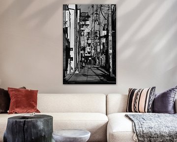 Electric Tangle - Shibuya Tokyo Noir et Blanc sur Matthias Hauser