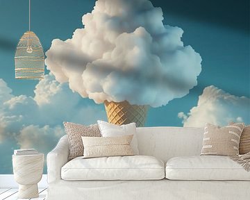 Eiscreme in den Wolken Cornetto