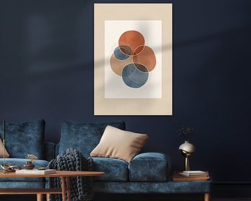 Inner Circles – Abstract Japandi Connection Art