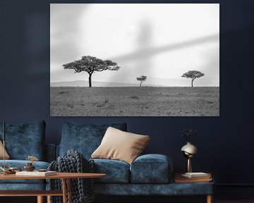 Serengeti Trees van Remo Wormmeester