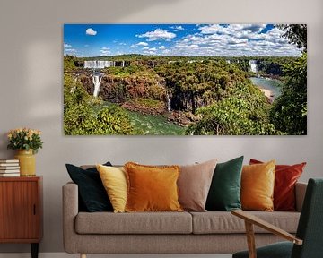 Die Iguazu Wasserfälle zwischen Argentinien und Brasilien