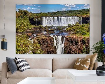 Die Iguazu Wasserfälle zwischen Argentinien und Brasilien