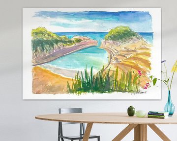Canal d'amour in Sidari op Corfu - Kanali tou Erota