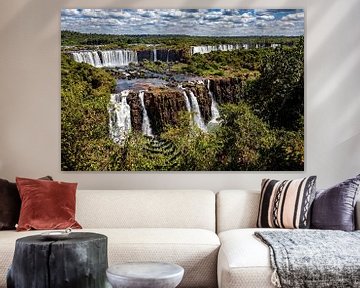 Die Iguazu Wasserfälle zwischen Argentinien und Brasilien
