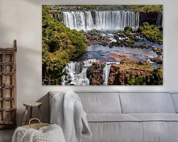 Die Iguazu Wasserfälle zwischen Argentinien und Brasilien