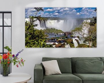 Die Iguazu Wasserfälle zwischen Argentinien und Brasilien