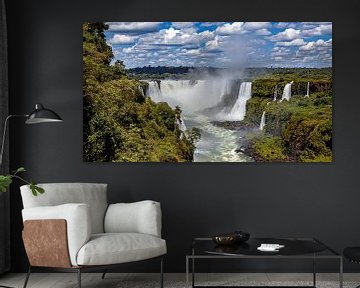 Die Iguazu Wasserfälle zwischen Argentinien und Brasilien