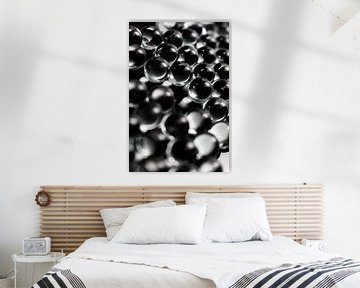 Glazen bol cluster - licht en structuur in detail van Mixed media vector arts