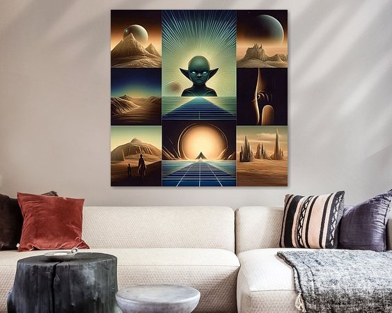 Example of the artwork in a room