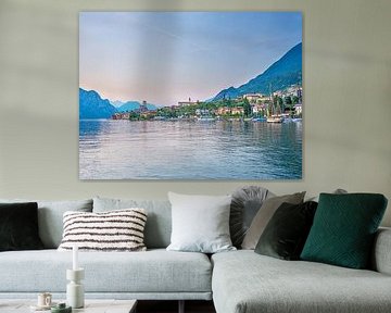 Gardameer - Uitzicht op Malcesine van t.ART