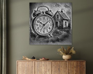 As the clock ticks at home, it ticks nowhere.