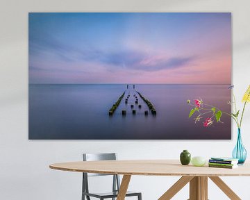 Coucher de soleil sur Theo Mathijssen