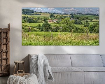 Panorama van Zuid-Limburg bij Epen van John Kreukniet