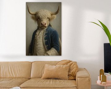 Vorstelijke Schotse Hooglander van But First Framing