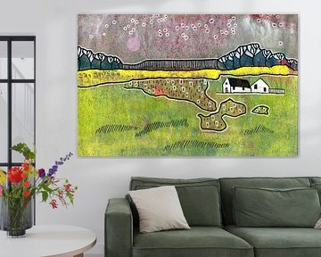 ursprüngliche Jahreszeiten Landschaft