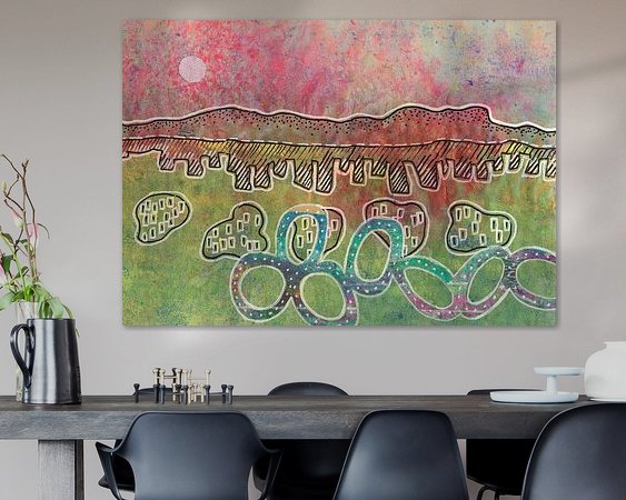 Example of the artwork in a room