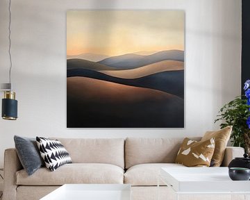 Landschaft Berge Pastell