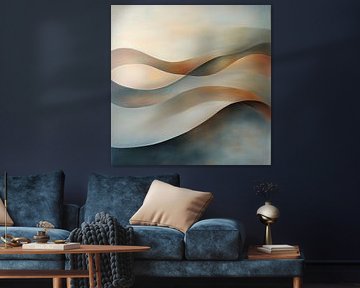 Moderne Formen abstraktes Pastell