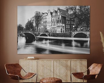 Canaux d'Amsterdam, longue exposition