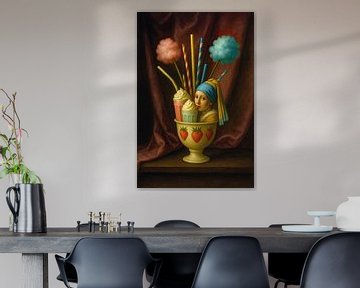 The Girl with the Milkshake by GᎥรєlค Art Ŧ๏г Y๏ย