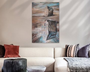 Huis aan zee in Walsoorden van Karen van de Kerkhove