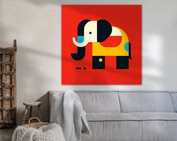 Graphique de l'éléphant sur Tatjana Korneeva