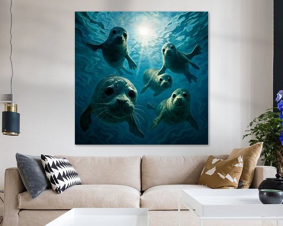 Example of the artwork in a room