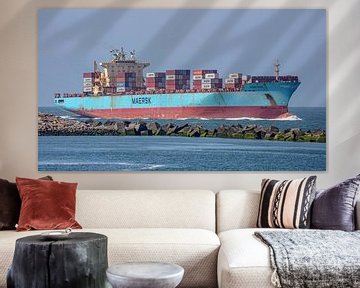 Containerschip Maersk Idaho. van Jaap van den Berg