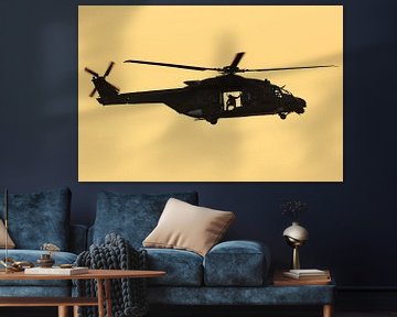 NH90 tijdens zonsondergang