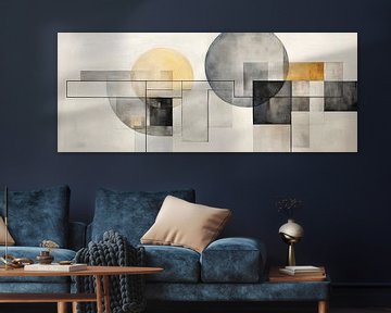 Abstract Tuin Schilderij van I ❤ Bloemen