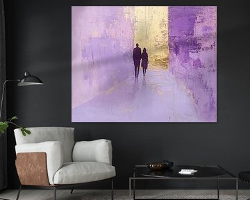 Purple Walk | Hand in Hand Purple Twilight