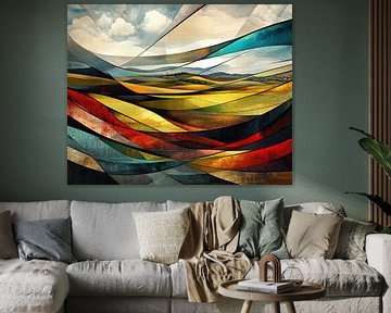 Canvas of Echoes by Abstract Painting