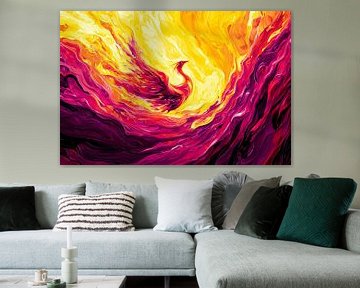 Feniks in vurige kleuren van Imperial Art House
