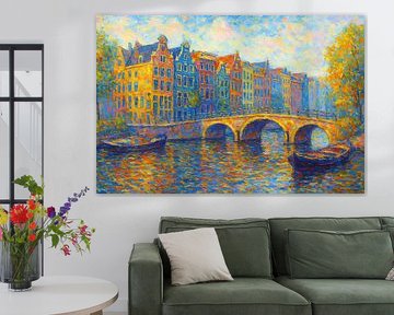 Amsterdam Nederland schilderij van Johannes