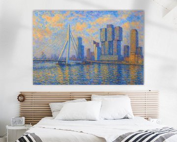 Rotterdam, Nederland schilderij van Johannes