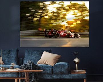 Porsche Le Mans 2025 sunset by Bob Van der Wolf