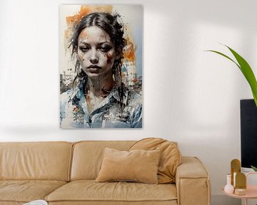 Een jonge vrouw van Ljupka Kareska