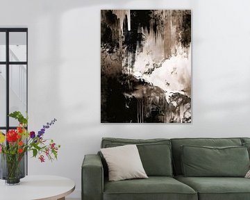 Caverneuze abstractie van Transmutation Art