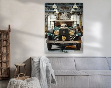 Oldtimer Opel Kapitän restauriert Halle grün Chrom von gm_designs