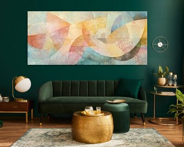 Pastelvlakken | Zacht Geometrisch Spel van Modern Collection