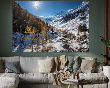 Dalkop van het Amertal op de Felbertauern, Mittersill van Christian Müringer
