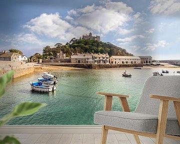 Hafen von St. Michael`s Mount, Marazion, Cornwall