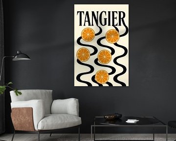 Tanger Citrus Serenade: Een pittige artistieke ode aan de Marokkaanse charme van Artistic