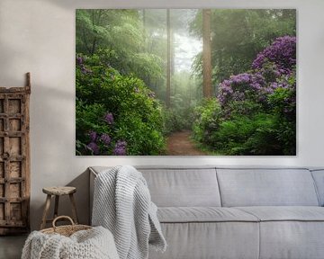 Path of rhododendron dreams
