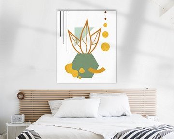 Modern plant art by Nomi Morina