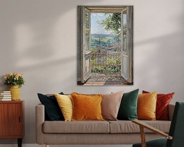 Uitzicht Balkon van Blikvanger Schilderijen